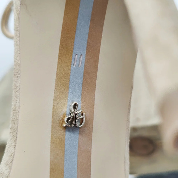 Sam Edelman Ankle Strap Heels / Tan Suede / Size 11 - Picture 8 of 8